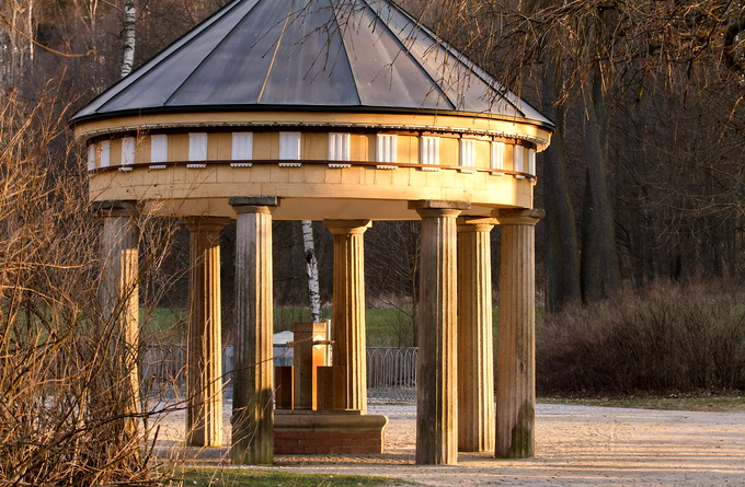 Der Brunnentempel in Bad Alexandersbad